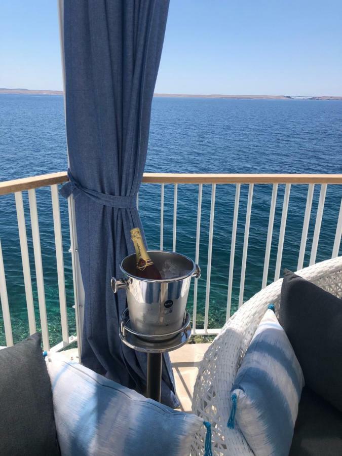Villa Beline Direct Aan Zee, Verwarmd Zwembad En Sauna تريبانج كروشيتسا المظهر الخارجي الصورة